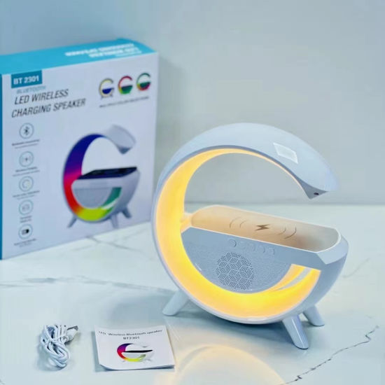LED Wireless Charging Speaker Lamp