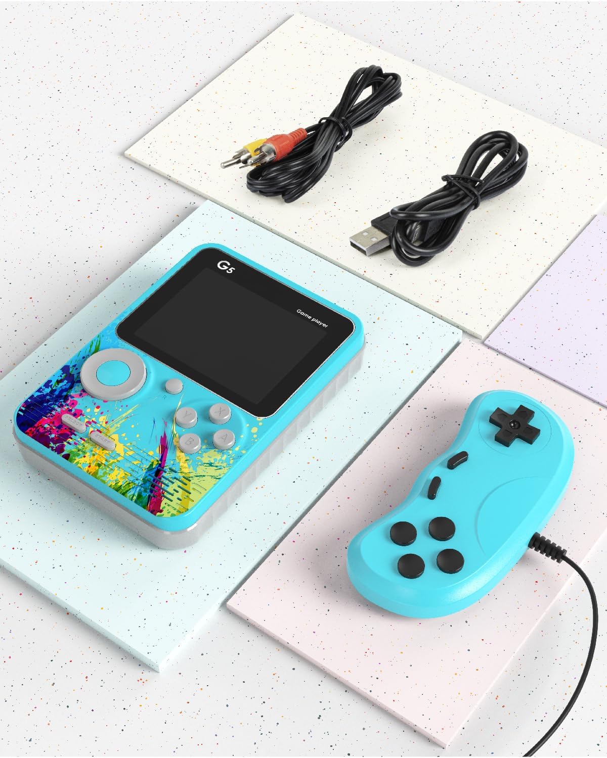 G5 RETROGAMING CONSOLE WITH 500 GAMES