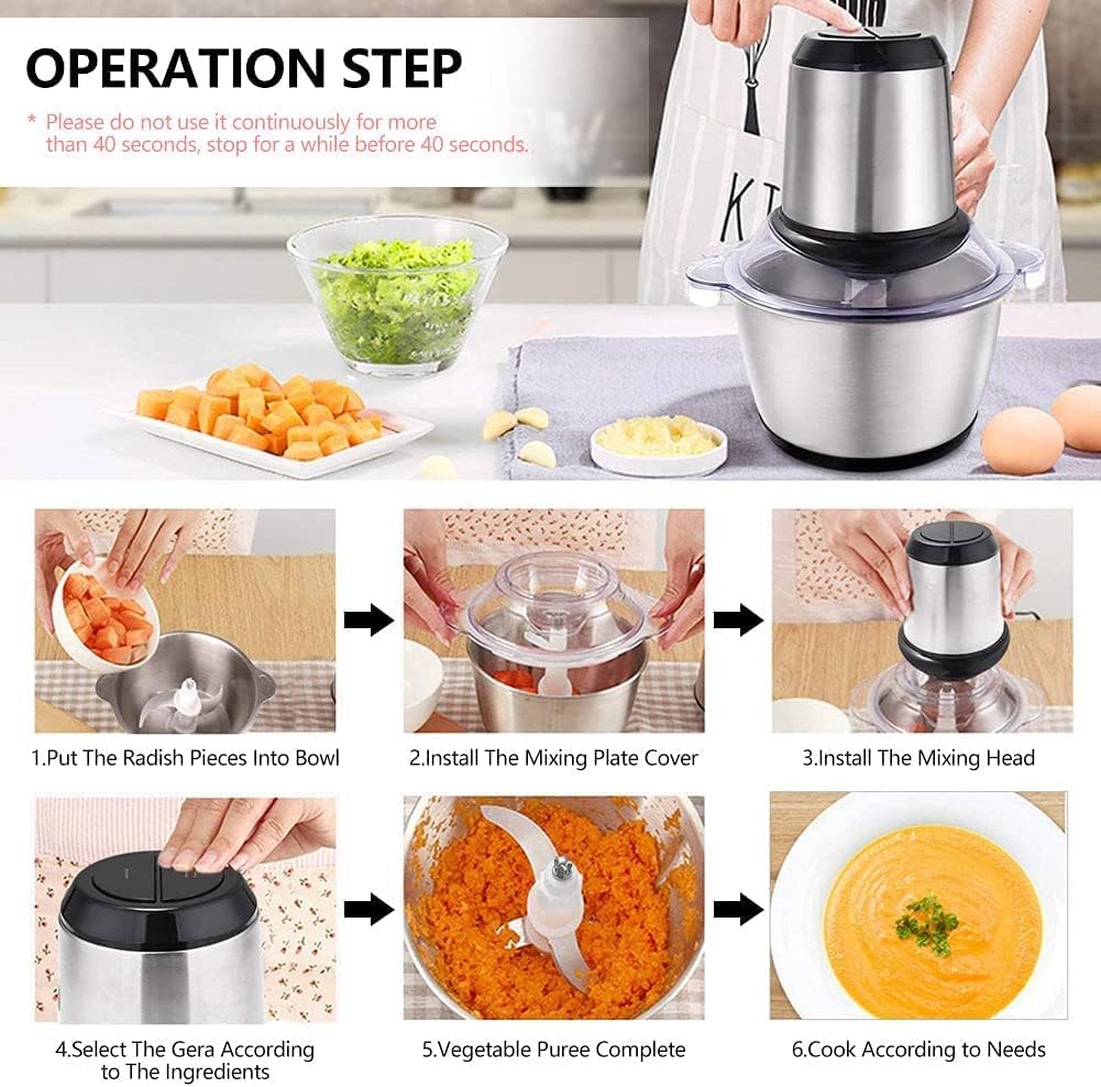 Multifunctional stainless steel meat grinder